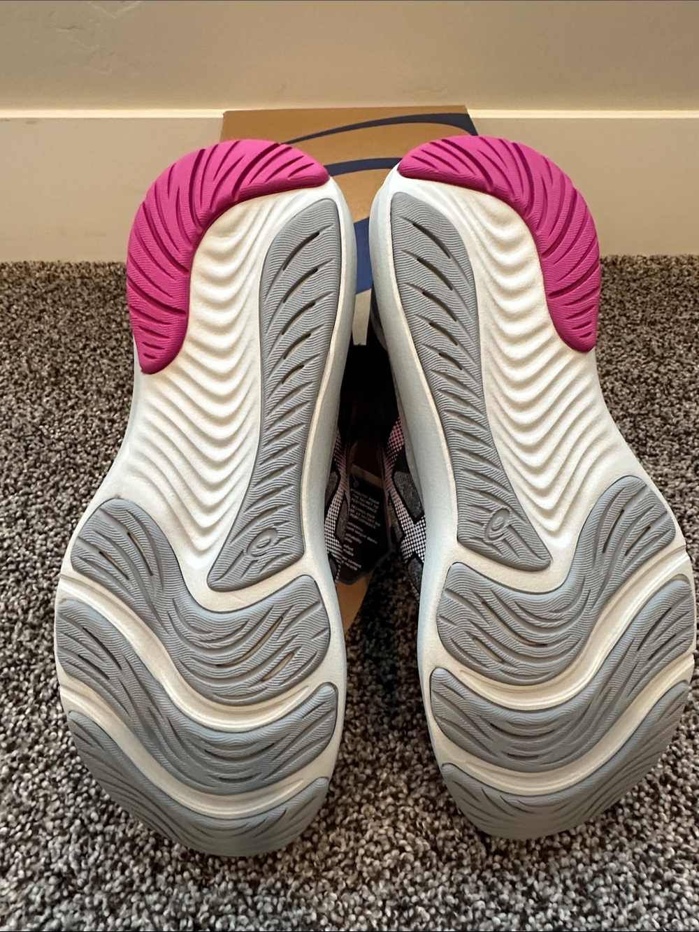 Women's ASICS Gel-Pulse 13 Running Shoes, Carrier Grey/White - Picture 8 of 8